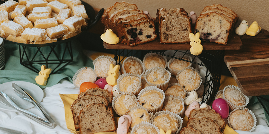 Selection of baked goods